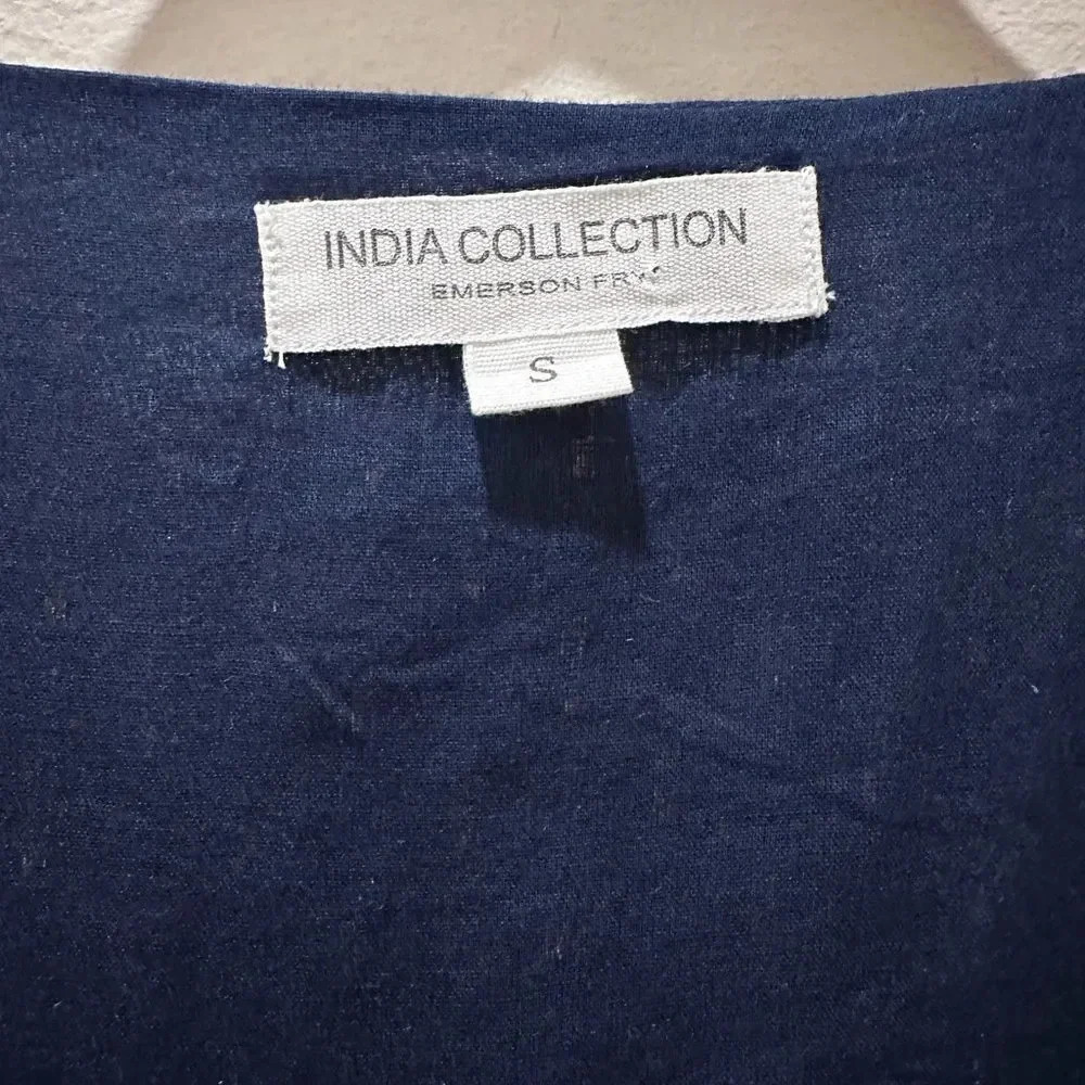 Emerson Fry India Collection Lucy Lake Dot Dress sz S - Picture 12 of 14